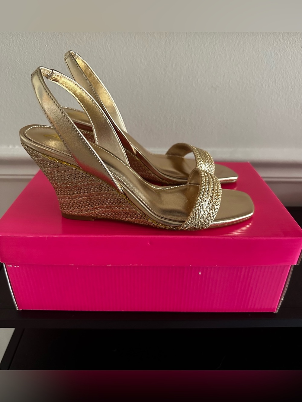 Lilly Pulitzer Carla Wedge Gold